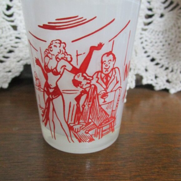 Anchor Hocking Shot Glass My Wife Thinks I'm At A Demonstration of Body English - Picture 5 of 5